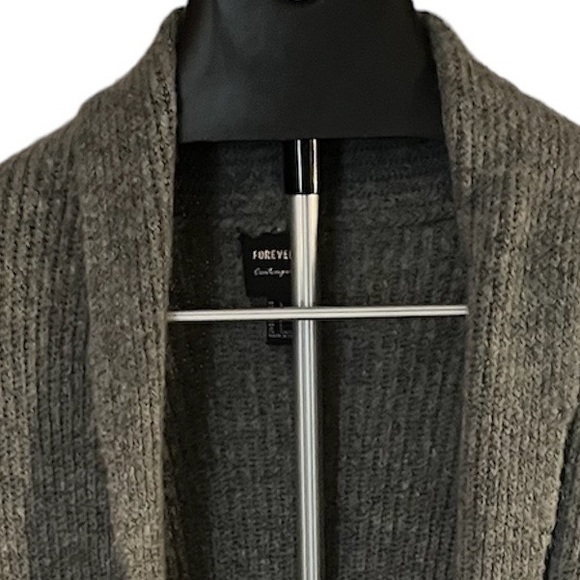 Sweater Coat/ Sweater Duster Open Cardigan - Picture 6 of 7